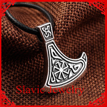 Fine Jewelry Slavic obereg sekira peruna malaya Axe Pendant For Necklace Pendant Viking Drayon Druzy