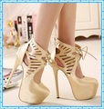 Women Summer Boots 2015 Lace White Pumps Women Party Shoes Platform
