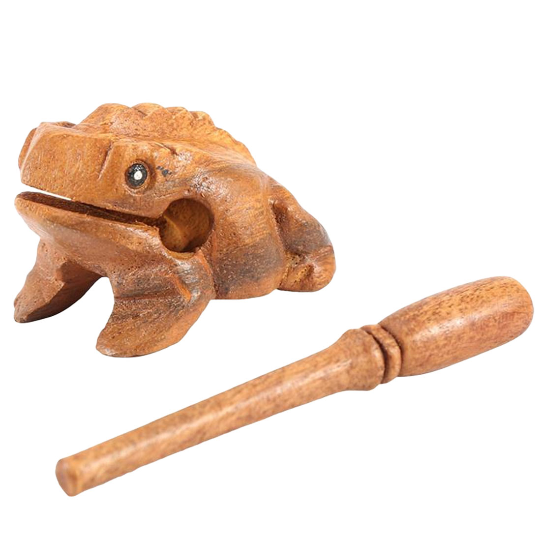 85*50*50mm Thailand Decorative Craft Lucky Frogs Wooden Feng Shui Decoration 