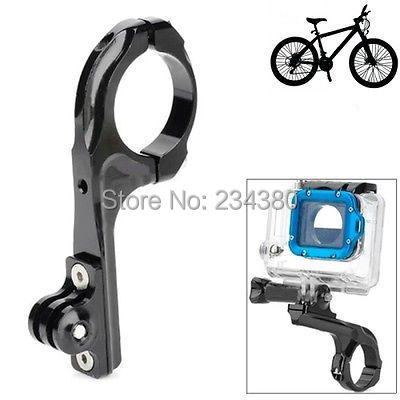 Gopro Mount Accessories Aluminum For Go Pro Bike Motorcycle Holder Adapter Mount Handlebar 31.8mm For Gopro Camera Hero 3 2