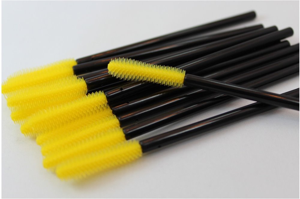 200 PCS Flexible Small Bristles Mascara Wand Brushes Precise Define