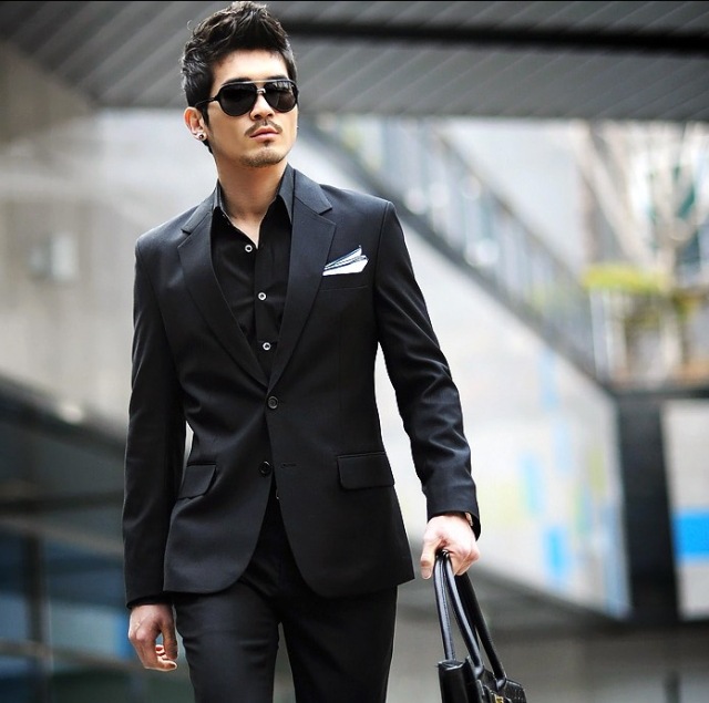 Men's suits suit male Korean wedding slim business casual wedding dress wholesale occupation.