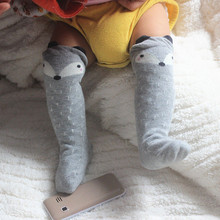 Fancy Designer Leg Warmers Kawaii Cartoon Fox Socks Brand Baby Boys Girls Legging Protectors For Children Knee Pads Leg Warmers