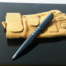 Multi functional Tactical Self Defense Pen Survival Portable Outdoor Tool Aluminum Alloy Black Color
