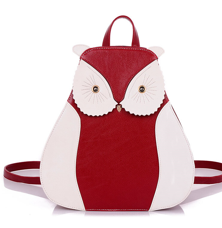 New women backbag schoolbag animal shaped backpack female college wind fashion shoulder bag XB3