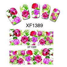 Fantastic Purple Butterfly Nail Art Nail Design Slider Manicure Decals Water Transfer Stickers Women Beauty Plastic Nails DIY