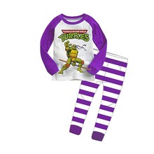 New 2015 Children Pajamas Sets Ninja Turtles 100 Cotton Kid Sleepwear Clothing Set High Quality Baby