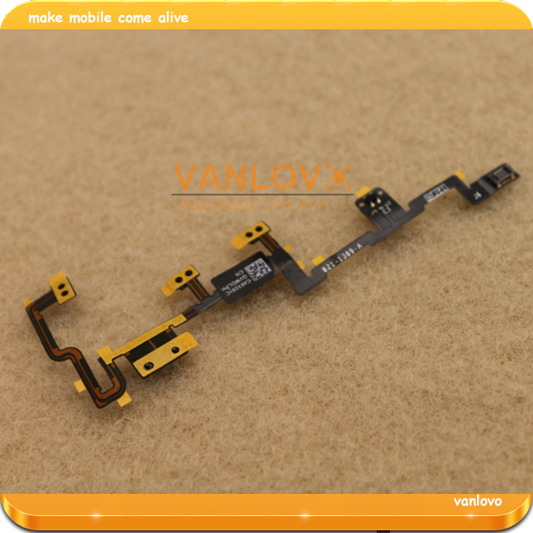 10pcs/lot Power On/Off Volume Control Flex Ribbon Cable Replacement Parts for Apple iPad 2 free shipping