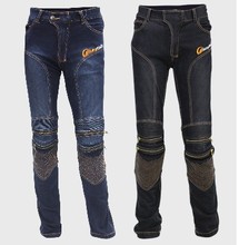 Newest Motorcycle Riding tribe jeans male ride motorcycle pants off-road pants automobile race motorcycle pants have protect