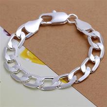 High Quality cheap retail Fashion Silver Charm Bracelets Jewelry with 925 StampH221