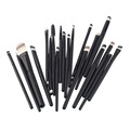 20Pcs Print Logo Makeup Brushes Set Powder Foundation Eyeshadow Eyeliner Lip Cosmetic Brushes Make Up Brush