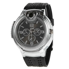 New 2015 Military Lighter Watch Novelty Man Quartz Sports Refillable Butane Gas Cigarette Cigar Men Watches