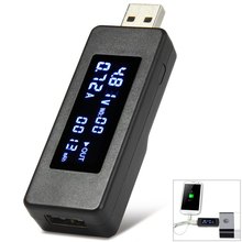 LED USB Mini Voltage Current Detector power tester for Smartphone Mobile Power Bank USB Charger Tester Meter Free Shipping
