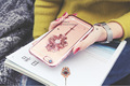 Luxury Godness Totem Rhinestone Crystal Plated TPU Soft Skinny Cover Case Protector For iphone 6 6s