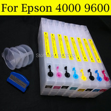 HOT and popular refill ink cartridge for epson 4000/9600 printer with T5441-T5448 ink cartridge