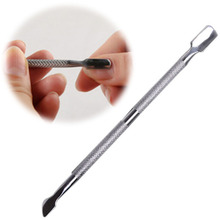 Cuticle Pusher Stainless Steel Finger Nail Dead Skin Rasps Push Cutter Callus Remover Cleaning Manicure Pedicure Care Tool
