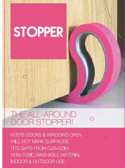 Stoppy Door and Window Stop Pink 