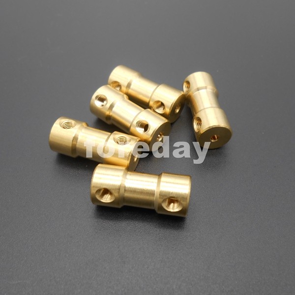 Description Picture 2 of item10PCS 3.17MM Shaft Motor Flexible Coupling Coupler Brass length 20mm 3.17 TO 3.17MM +4spanner *FD245X10(10p+4spanner)