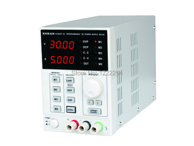FREE SHIPPING KORAD KA3005P - Programmable Precision Variable Adjustable 30V, 5A DC Linear