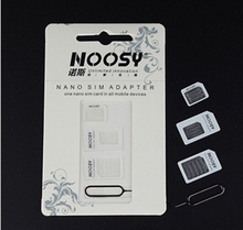 HOT High Quality 4 in 1 Nano Sim Card Adapters Micro Sim Stander Sim Card SIM