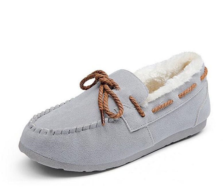 fur lined driving moccasins