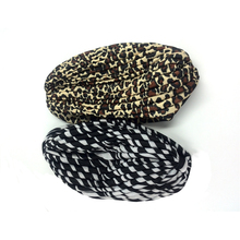 2016 Free Shipping leopard zebra Stretchy Turban Headwrap Hats Band Sleep high Quality Chemo Bandana hijab