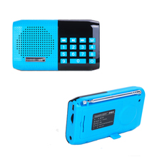 Mini Portable Digital FM Radio Speaker MP3 MP4 Music Player USB Disk Micro SD TF Card