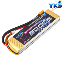 TOP Quality YKS 11.1V 3S 3800mAH model aircraft ship model remote control car models axis 25C polymer lithium battery