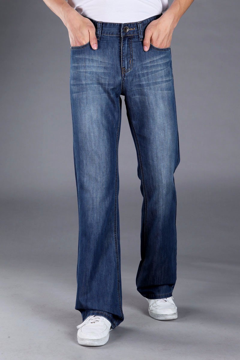 mens wide leg bootcut jeans
