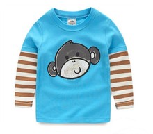 Clearance Boys T shirt Kids Tees Baby Boy tshirts Children tees Long Sleeve 100 Cotton Cars