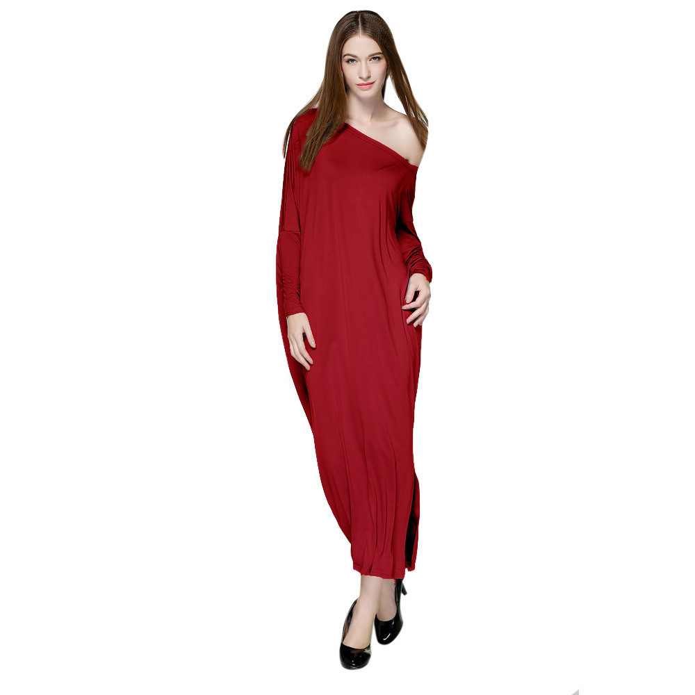 New-fall-style-Women-Maxi-Long-Sleeve-Irregular-Wrap-Plus-Size-Loose-Dress-ladies-autumn-Shoulder (1)