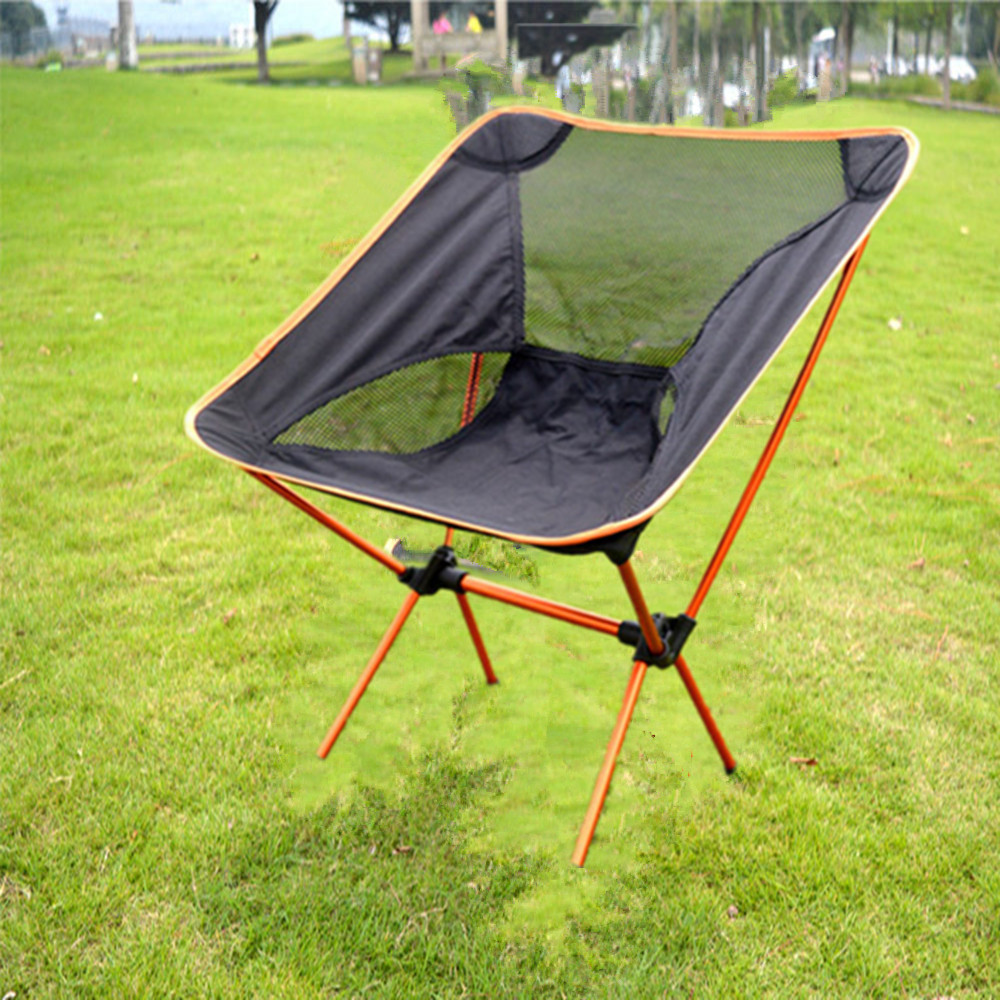New Breathable Light Chair Beach Chair Folding Picnic Chair Camping Chair Stool Furniture For Barbecue Hiking Fishing Vocation