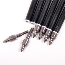 12pcs pack Fiberglass Arrow Spine 500 Replace Arrowhead Nock Proof For Hunting Compound Bow Recurve Bow