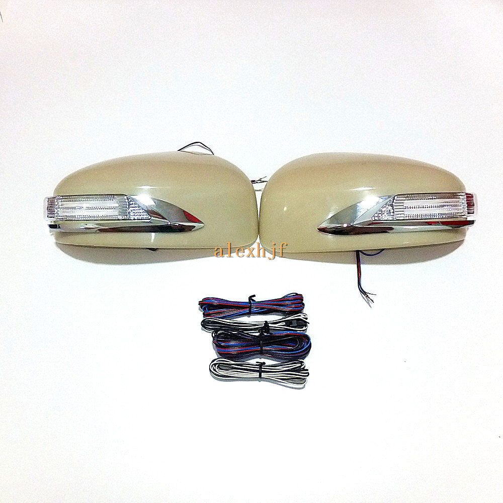 2017 led dedicated rear view mirror lights cover, yellow turn ...