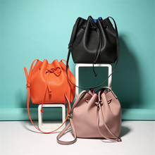 2016 Newest M Bucket Bag Gavriel All-Match Women PU Leather Hand Bag Top Famous Designer Bags Cross-Body Handbag M Bucket DY101