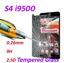 0.26mm 9H Tempered Glass screen protector phone cases 2.5D protective film For Samsung Galaxy S4 i9500