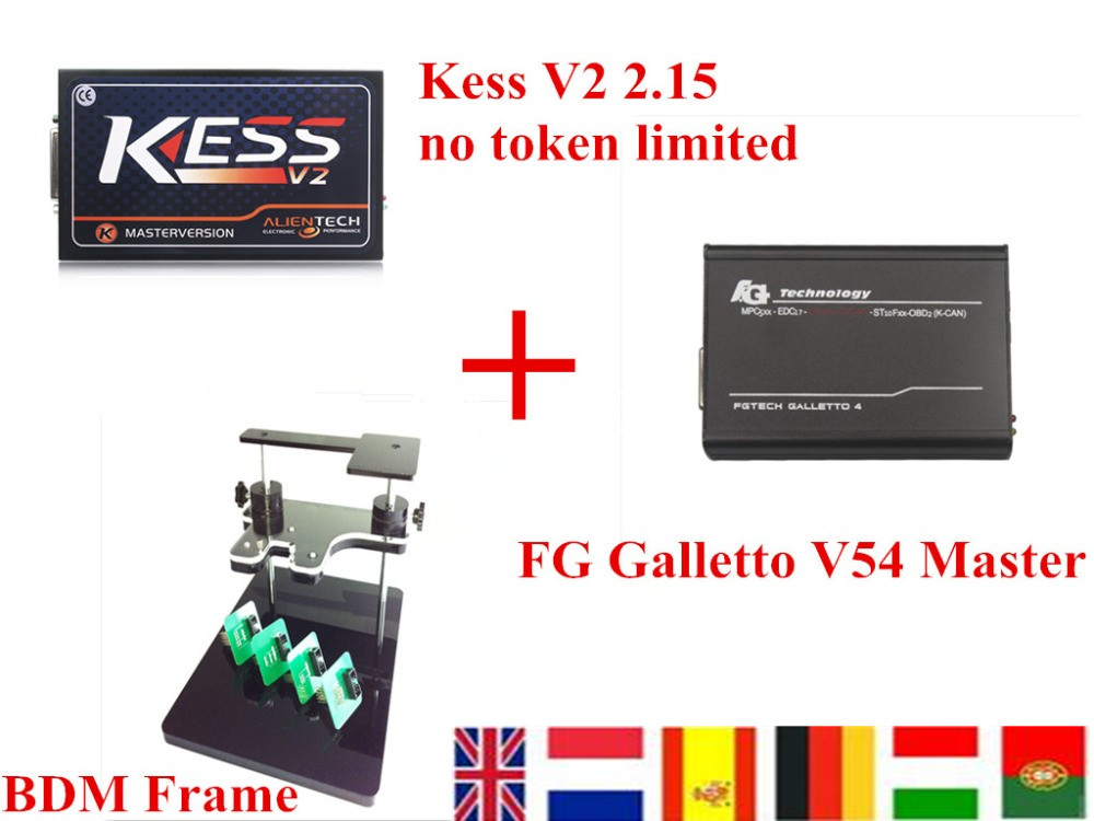   KESS V2 V2.21   Limiation   + FgTech V54 Galletto Fg  V54 + BDM  BDM100  