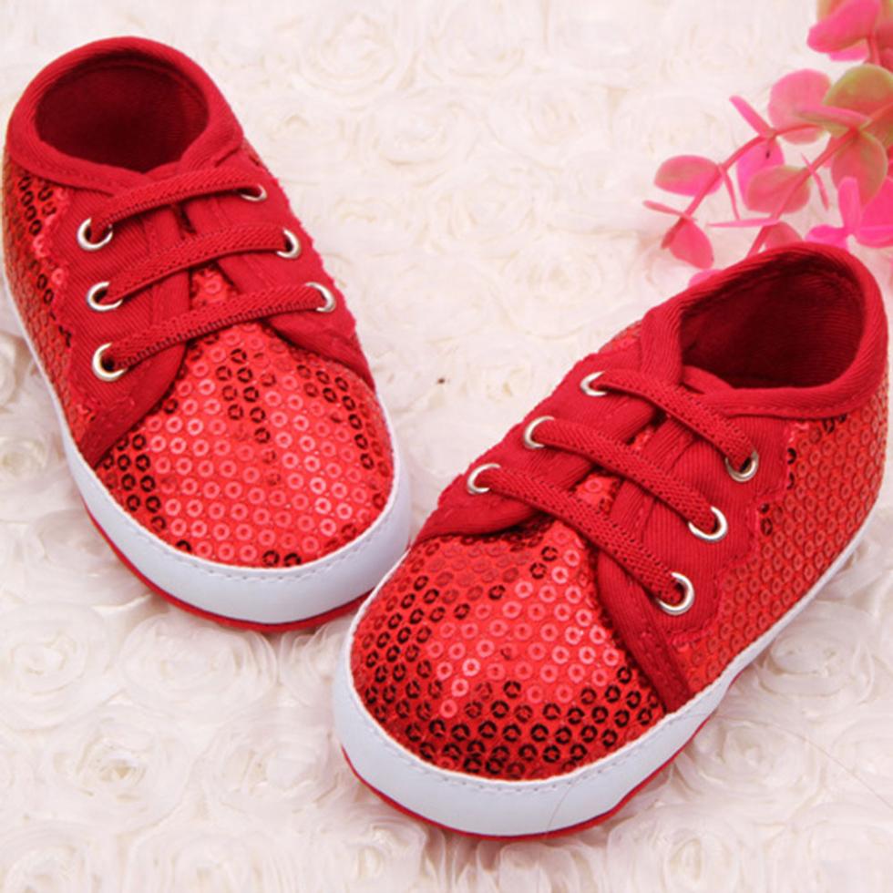 red velvet baby shoes