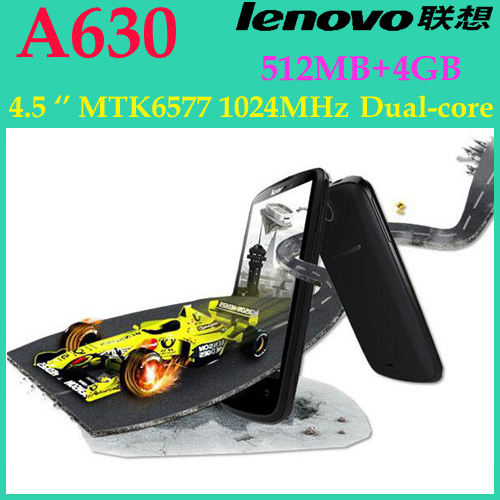 Original Lenovo A630 4 5 Android 4 0 Dual sim MTK6577 Dual Core 1GHz CPU 4GB