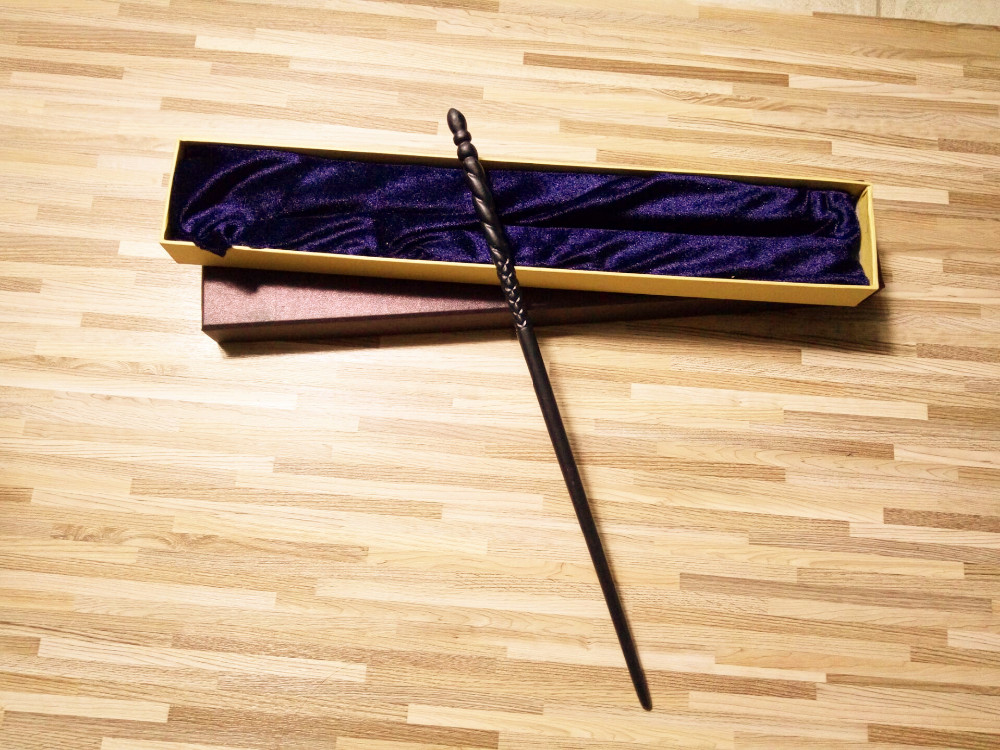 Harry Potter Serie Hermines Cos Zauberstab mit Box Magie Spielzeug Kostüm Stab