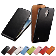 Flip Genuine Leather Case For Samsung Galaxy S4 i9500 Vintage Phone Bag Business Style Protective Shell For S4 i9500