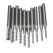 2015 Special Offer Furadeira Power Tool Drill 2 Sets/lot _ 10pcs Carbide 1.5mm-3.175mm End Mill Engraving Bits Cnc Rotary Burrs
