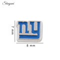 Free Shipping 20PCS Lot Zinc Alloy NFL Football Team NY New York Floating Locket Charms For