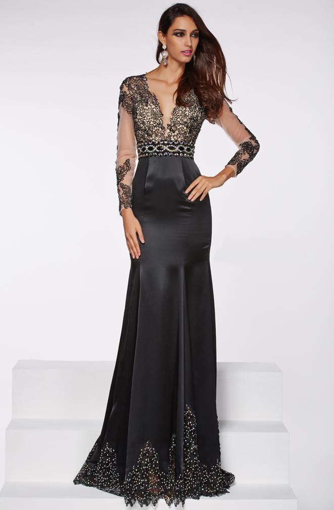 Popular Black Elegant Evening Dresses-Buy Cheap Black Elegant ...