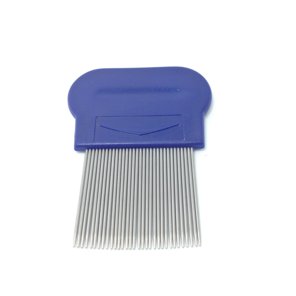 10PCS Terminator Lice Comb Nit Free Kids Hair Rid Headlice stainless steel Metal Teeth