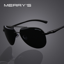 MERRY’S Brand Men 100% Polarized Aluminum Alloy Frame Sunglasses Fashion Men’s Driving Sunglasses High quality 7 Color
