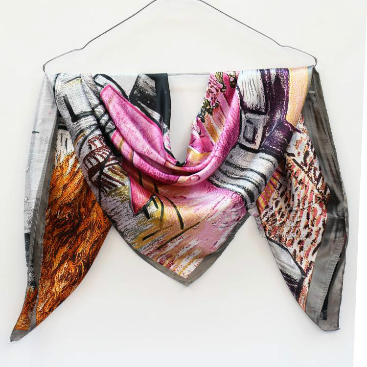 new arrival women silk scarves luxury high grade brand designer chinese style 90 scarf fashion ...