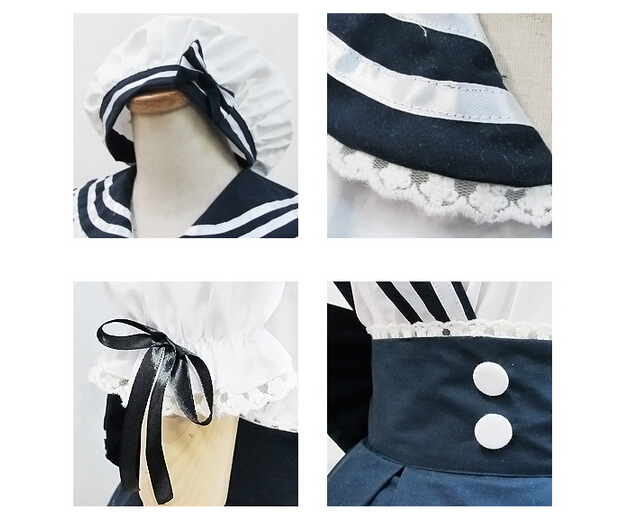 Wholesale Custom Japan School Girls Sexy Lolita Kawaii Sailor Uniform Dress Halloween Christmas Fancy Costume New Free Shipping