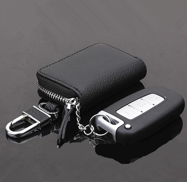 CYP024 Car Genuine Leather Key Wallet Holder Purse Organizers Designer Bags Items Gear Stuff Accessories Supplies