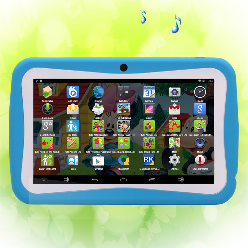 7 Inch KIDS Android Tablets PC WIFI Bluetooth Dual camera 8GB 1024 600 7 tab pc